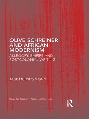 cover image of Olive Schreiner and African Modernism